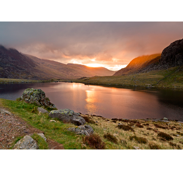 τοιχογραφία τοίχου εθνικού πάρκου snowdonia - TenStickers