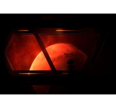 ταπετσαρία από το mars space mural - TenStickers