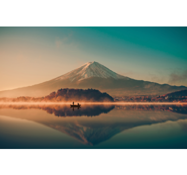 τοποθετήστε τοιχογραφία fuji λίμνη kawaguchiko - TenStickers