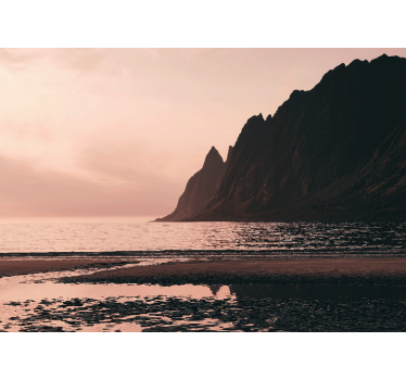 τοιχογραφία φιόρδ geiranger sunrise - TenStickers