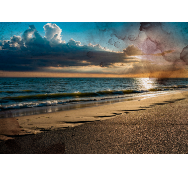 Φωτοταπετσαρία φύσης γαλήνια θέα στον ωκεανό - TenStickers
