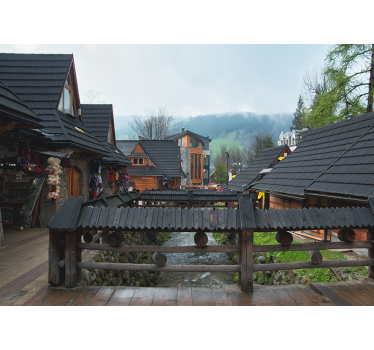 τοιχογραφία τοίχου πόλης zakopane - TenStickers