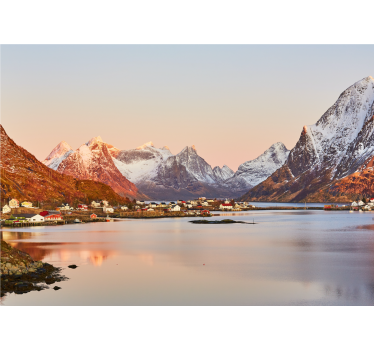 Ταπετσαρία τοιχογραφίας νήσων lofoten - TenStickers