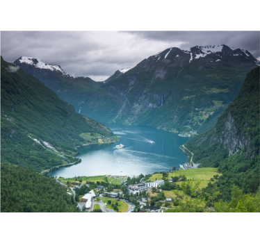 ταπετσαρία τοιχογραφίας geirangerfjord Νορβηγία - TenStickers