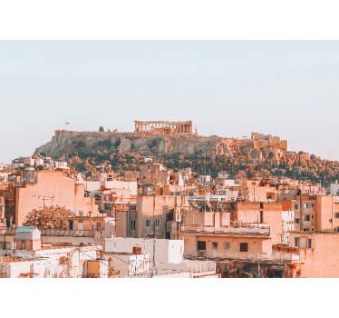 θέα ταπετσαρία γάμου Αθήνα-ακρόπολη φωτογραφία - TenStickers