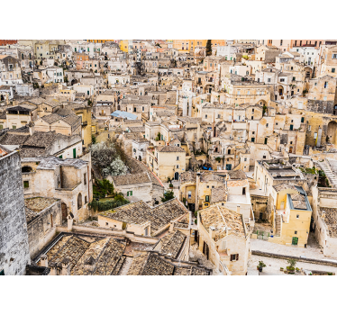 ταπετσαρία τοιχογραφίας φόντο sassi di matera - TenStickers