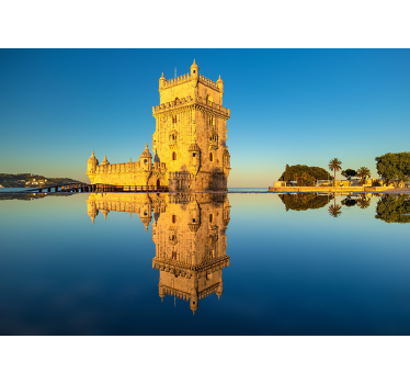 ταπετσαρία τοιχογραφίας torre de belém - TenStickers