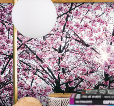 τοιχογραφία δέντρων με άνθη κερασιών - TenStickers