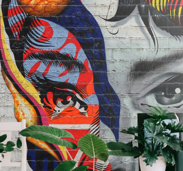 Audrey hepburn pop art graffiti τοιχογραφίες ζωγραφικής - TenStickers