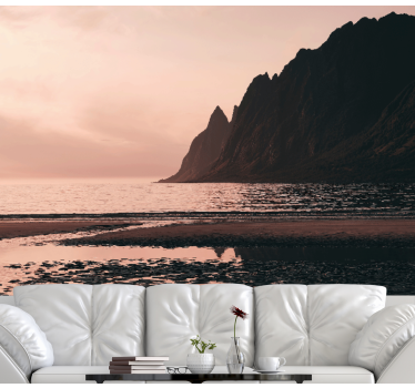 τοιχογραφία φιόρδ geiranger sunrise - TenStickers