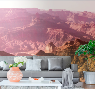 Grand canyon αισθητικά χρώματα τοιχογραφίες φύσης - TenStickers