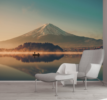 τοποθετήστε τοιχογραφία fuji λίμνη kawaguchiko - TenStickers