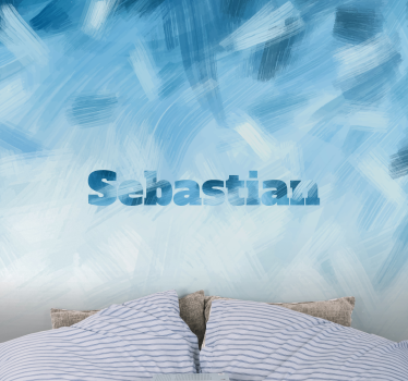 απλές τοιχογραφίες με όνομα splash - TenStickers