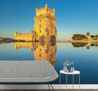 ταπετσαρία τοιχογραφίας torre de belém - TenStickers