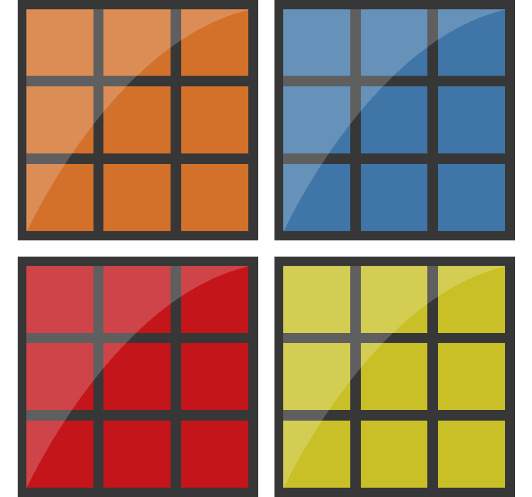 Cube game geek ποτό σουβέρ - TenStickers