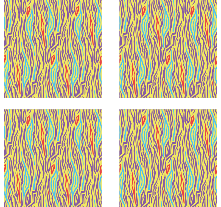 εκλεκτής ποιότητας χρώμα ζέβρα κόστερ - TenStickers