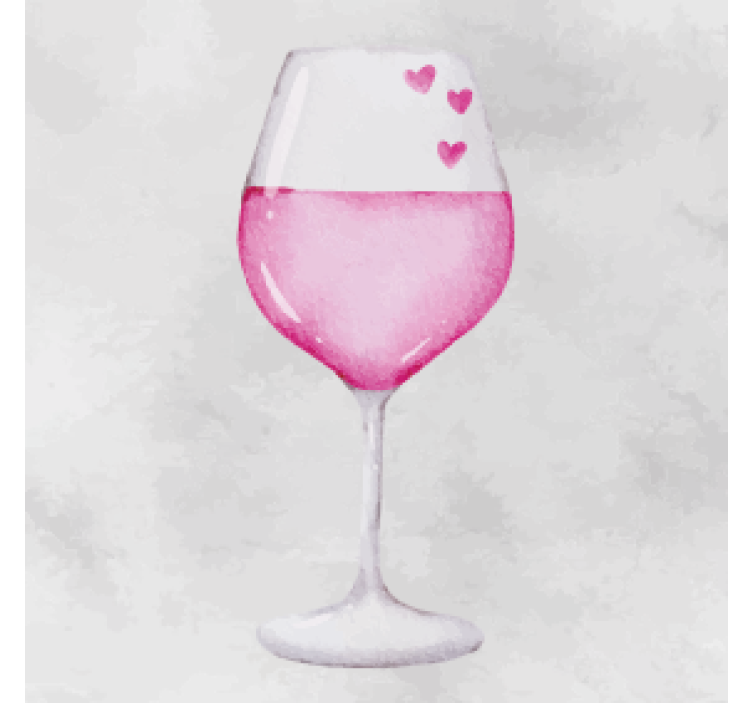 ποτήρια κρασιού μοντέρνο λούνα παρκ - TenStickers