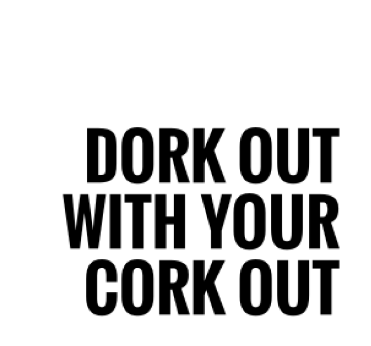 σκουπίστε με τα σουβέρ κειμένου φελλού - TenStickers