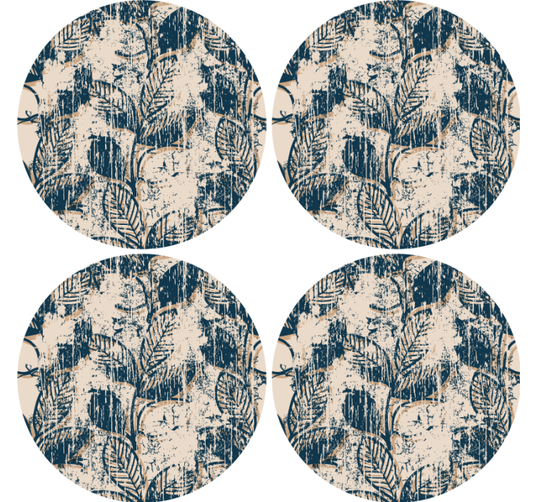 λουλούδι μοτίβο με υφή φόντου λούνα παρκ - TenStickers