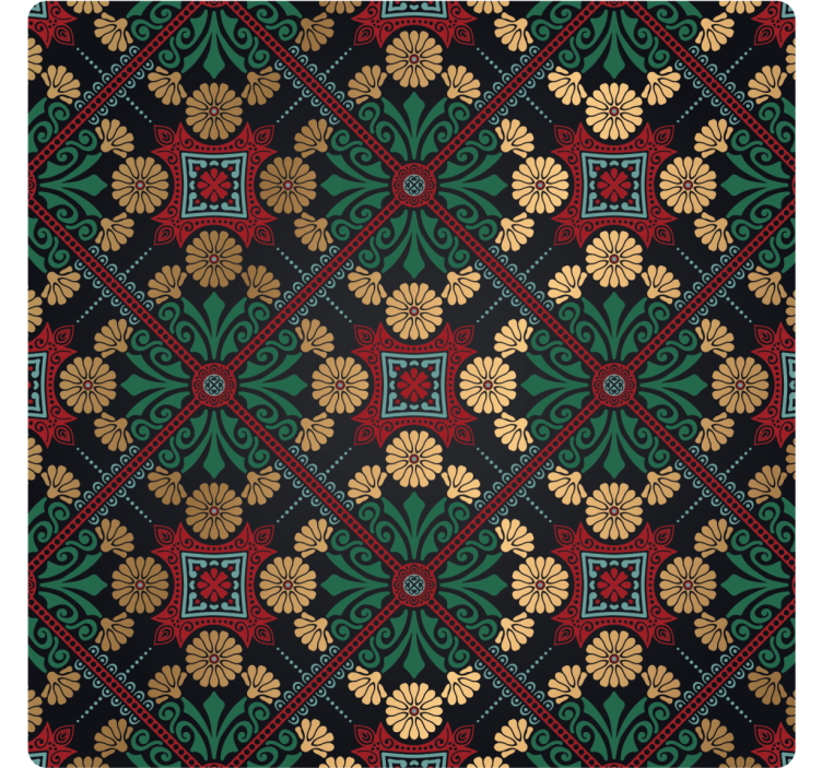 μαροκινά πολύχρωμα πλακάκια σουβέρ - TenStickers