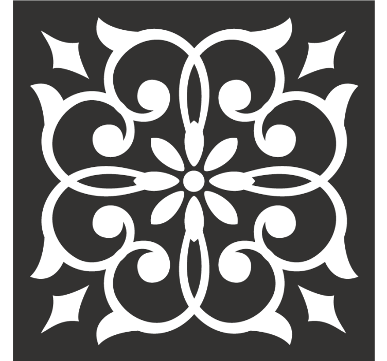 Σουβέρ με Λεπτομερή Βοτανικό Σχέδιο - TenStickers