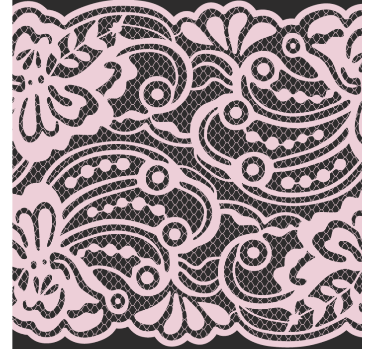 Μοντέρνο σουβέρ με κομψό σχέδιο δαντέλας - TenStickers