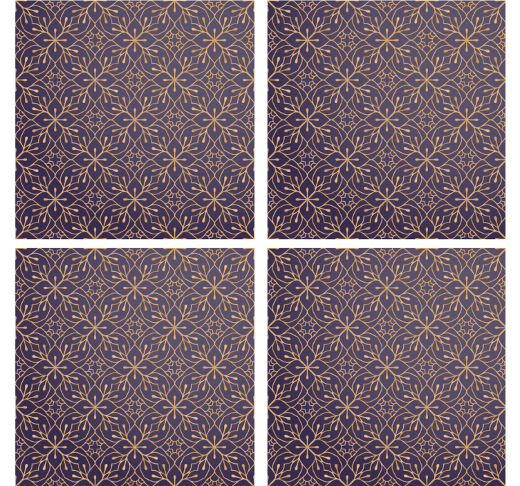 Σουβέρ σε σχέδιο λουλουδιών - TenStickers