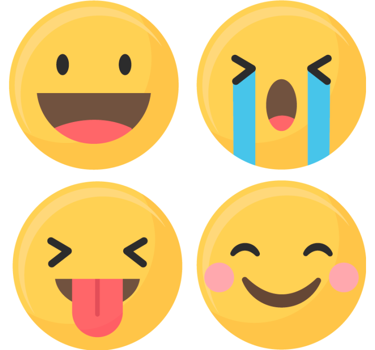 κοινωνικά μέσα emoji geek σουβέρ - TenStickers