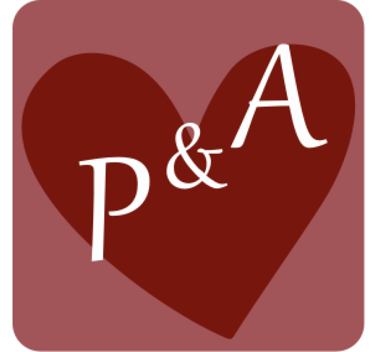 αρραβωνιαστικα αρχικα σε καρδια φορμα γαστριμαργια - TenStickers