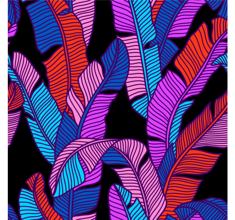 Σουβέρ με Ζωντανά Σχέδια Φύλλων - TenStickers