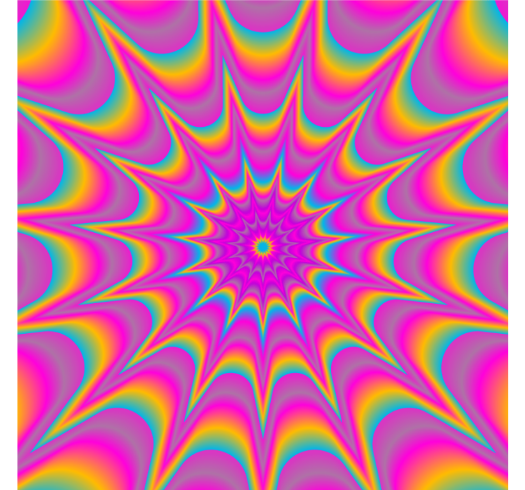 Σουβέρ τέρας με ζωντανό σπειροειδές σχέδιο - TenStickers