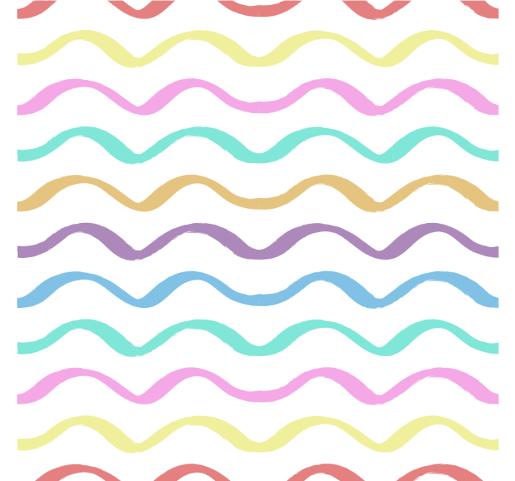 Σουβέρ με Ζωντανό Καμπύλο Μοτίβο - TenStickers