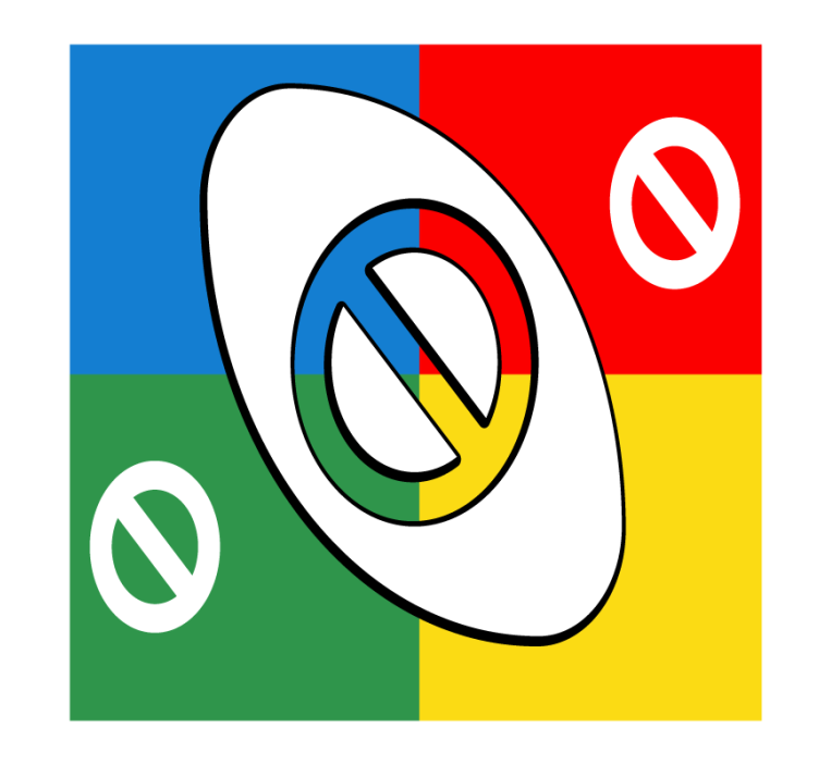 πολύχρωμη στάση uno κάρτα ανταλλακτικά geek coasters - TenStickers