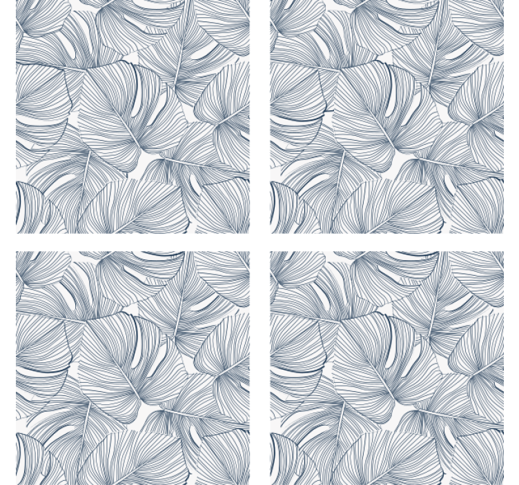 ριγέ λεπτά φύλλα μοτίβο πιο σουβέρ - TenStickers