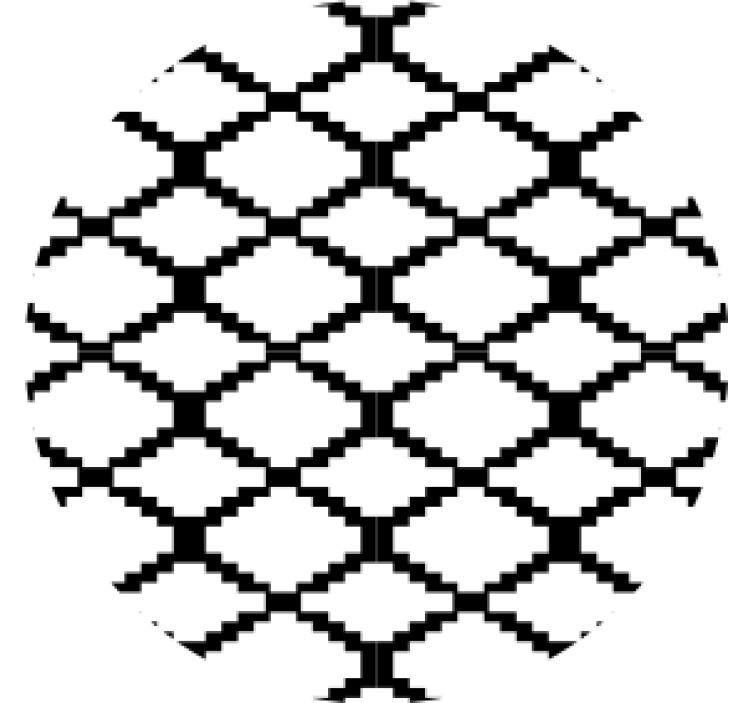 διαμαντένιο μαύρο καθαρό μοντέρνο σουβέρ - TenStickers