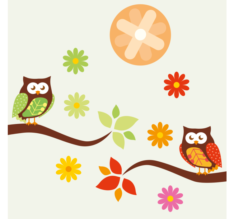 συνονθύλευμα ζωική κουκουβάγια σχεδίαση περισσότερα σουβέρ - TenStickers