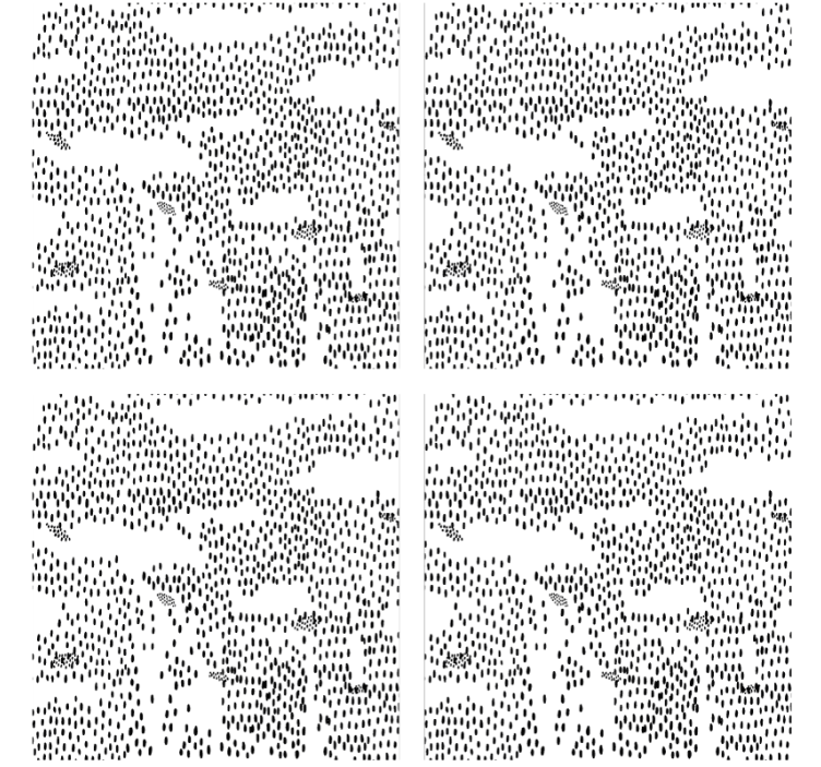 σουβέρ λευκής και μαύρης υφής - TenStickers