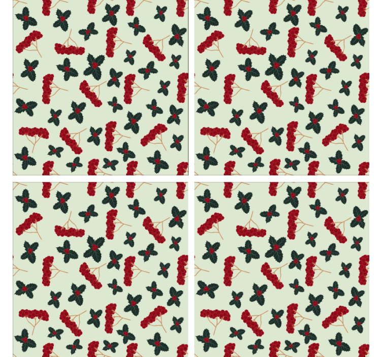 Σουβέρ με λουλουδάτο φόντο - TenStickers