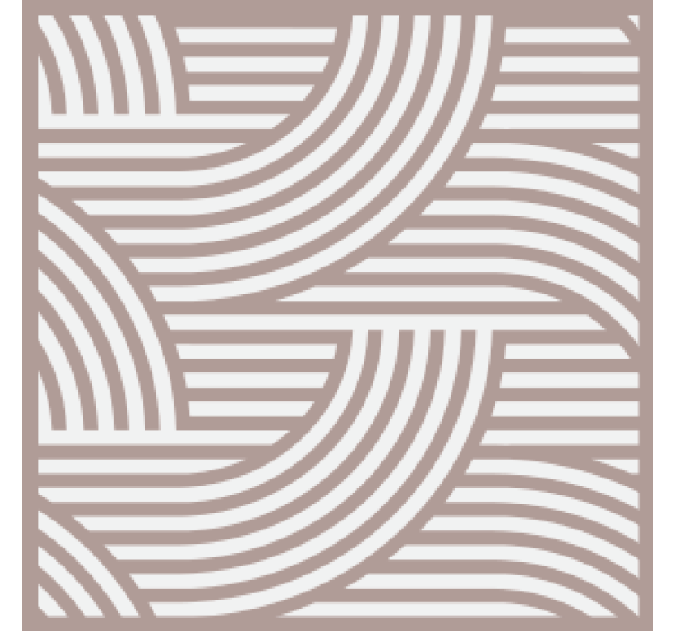 Σουβέρ με γεωμετρικό σχέδιο boho χρώματος γης - TenStickers