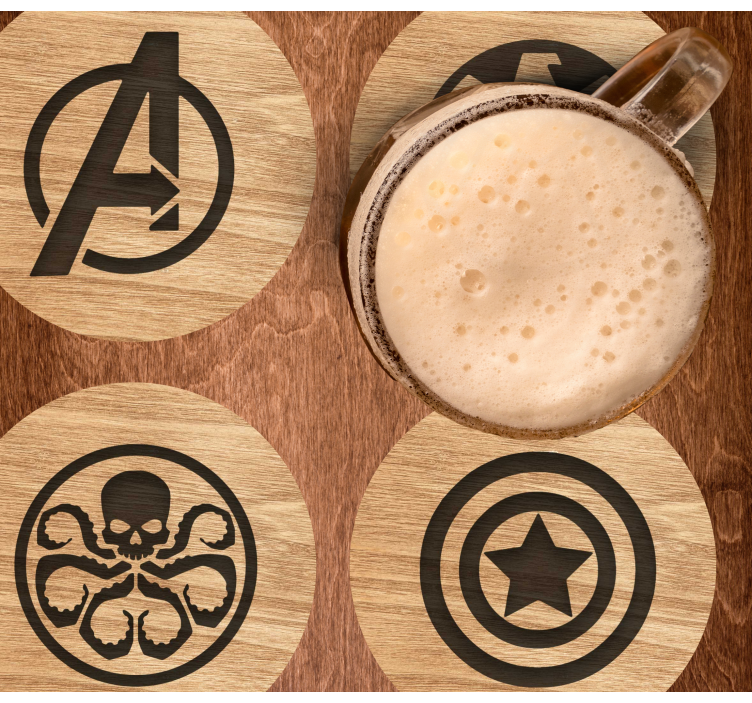 Avengers coaster που geek σουβέρ - TenStickers