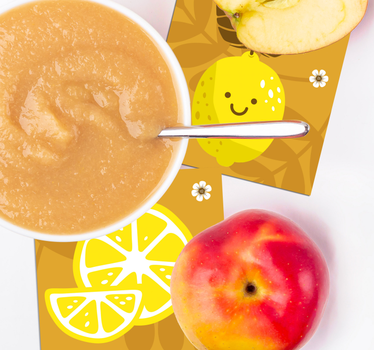 γελοιογραφία λεμόνια εσπεριδοειδή - TenStickers