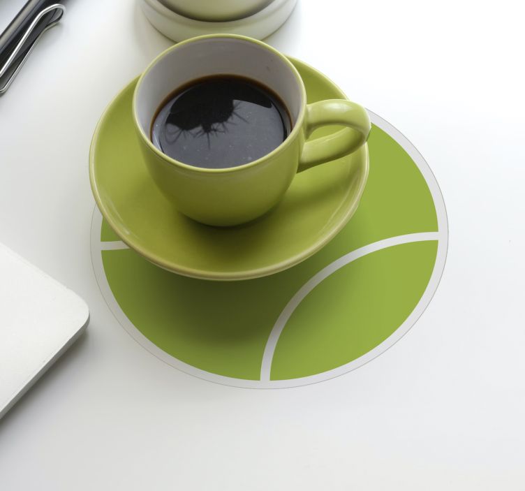 γελοιογραφία τένις μπάλα κόστερ - TenStickers