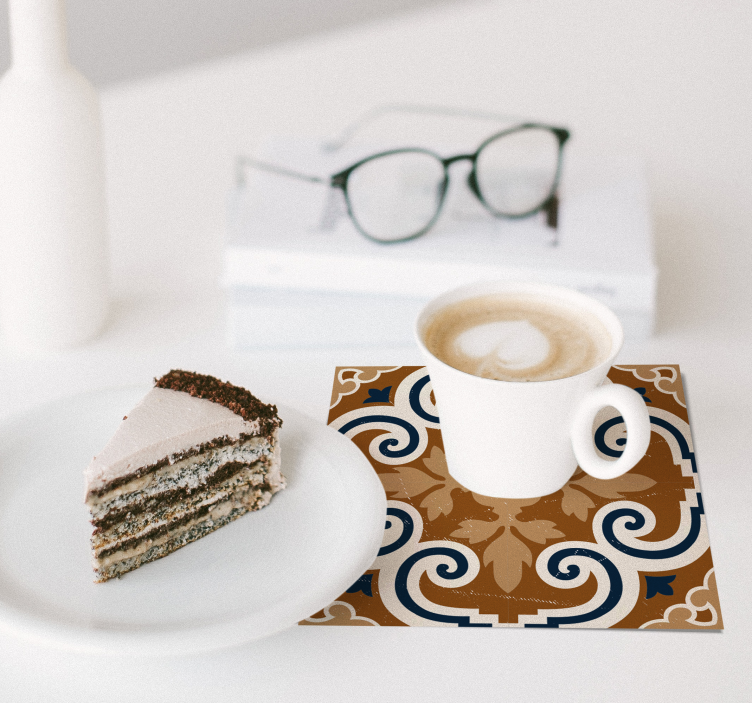 σουβέρ από πλακάκια σε στυλ τσιμέντου - TenStickers