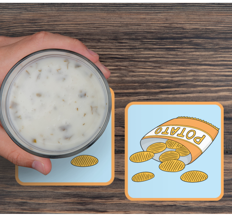 τσιπς περισσότερα σουβέρ ποτών βινυλίου - TenStickers