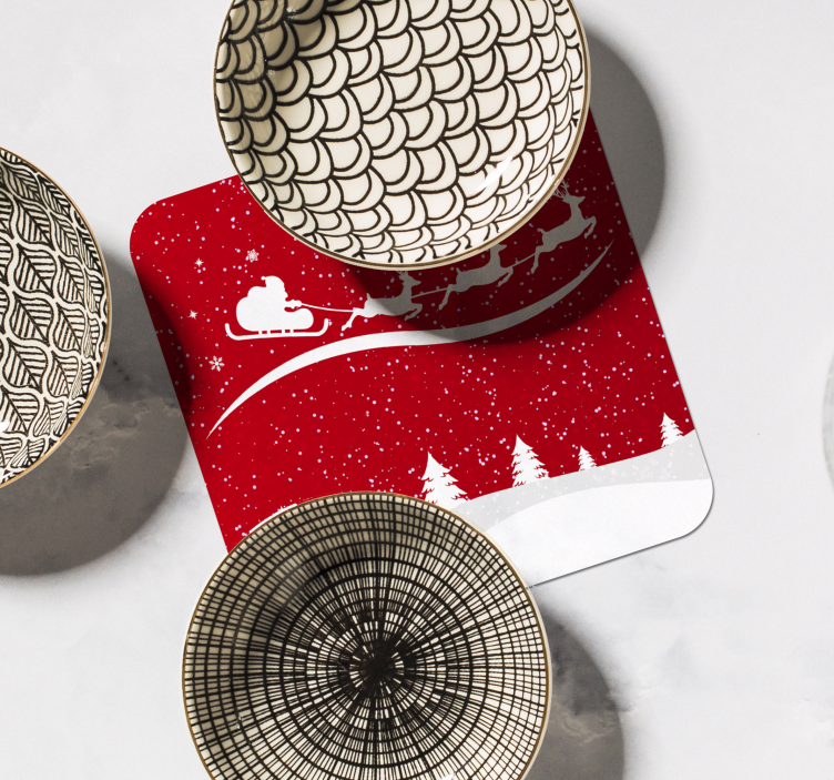 Χριστουγεννιάτικο κύμα ποτό - TenStickers