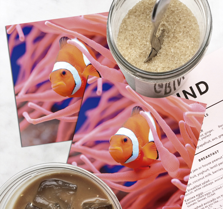 πανέμορφο κλόουν στο ψάρι της θάλασσας - TenStickers