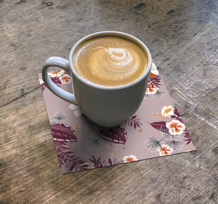 πολύχρωμο λουλουδάτο τρενάκι - TenStickers