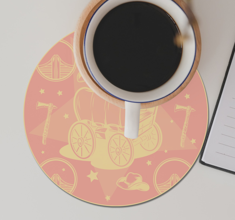 τροχόσπιτο ποτό καουμπόη - TenStickers