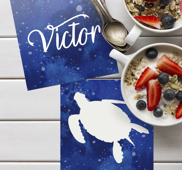 προσαρμοσμένες σουβέρ μοτίβου γαλαξίας - TenStickers