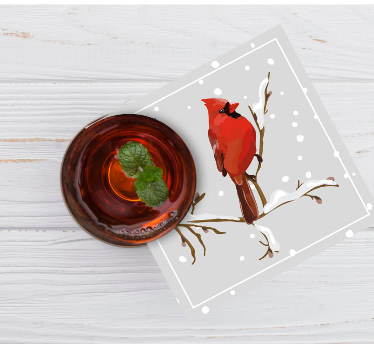 χαριτωμένο πουλί στο χριστουγεννιάτικο λούνα παρκ - TenStickers